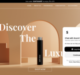 E-commerce website retailing decanted perfumes.